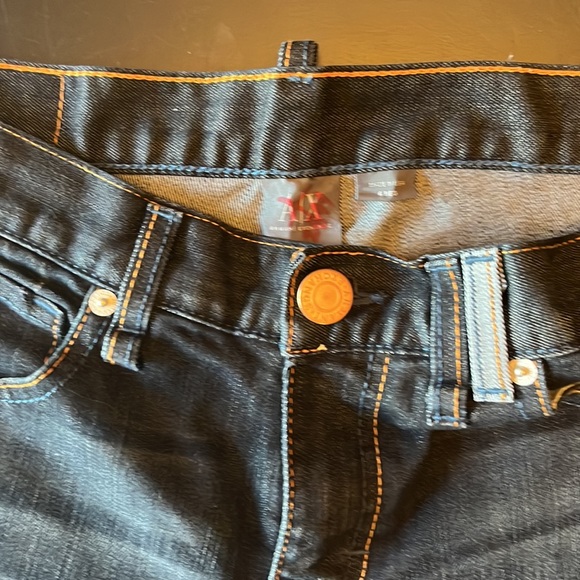 Armani Exchange Size 6 Reg Jeans Dk Blue like New. - Picture 3 of 6